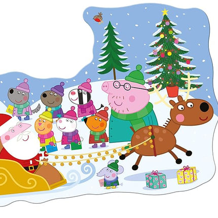 Ravensburger Children Puzzles Peppa Pig Christmas + Door Hanger - Ages 3+