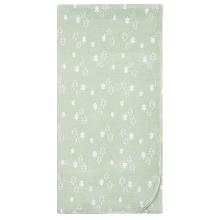 Gerber Boys Newborn Infant Baby Toddler Nursery 100% Cotton Flannel Receiving Swaddle Blanket, Woodland White,5 Count (Pack of 1)