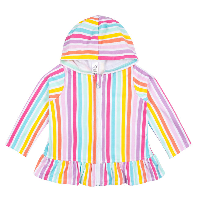 Gerber Baby-Girls Toddler Zipper Hoodie Terry Swim