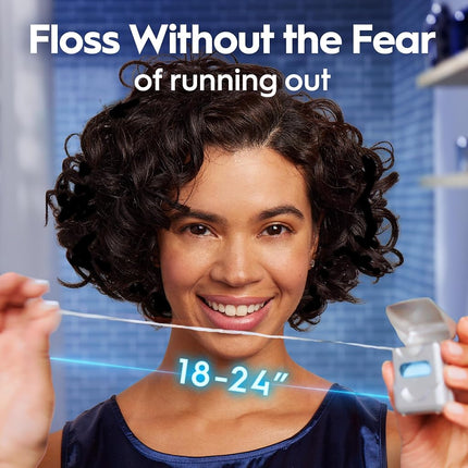 Oral-B Glide Pro-Health Dental Floss, Deep Clean Cool Mint Flavor, 40 M, 3 Count