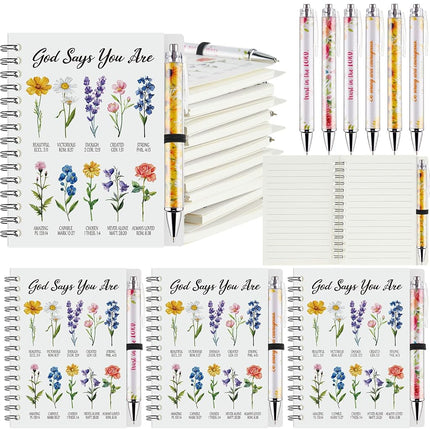 Colarr 12 Sets Christian Notebooks Bulk Christian 