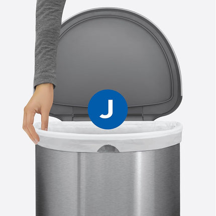 Simplehuman Code J Custom Fit Rubbish Bin Liners, 100 Pack