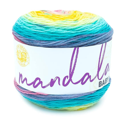 Lion Brand Yarn Company 526-207 Mandala Baby Yarn, Honeydukes, One Skein