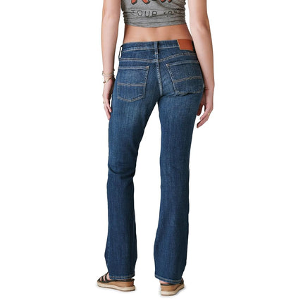Lucky Brand Women's Mid Rise Sweet Bootcut Jean, Agate, 29W x 32L
