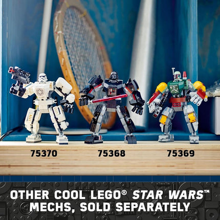 LEGO Star Wars Darth Vader Mech 75368 Building Toy Set; Features an Opening Cockpit and a Large Buildable Lightsaber