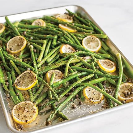 Nordic Ware Naturals 3 Piece Baker's Delight Set, Natural Aluminium Baking Sheet with Superior Heat Conductivity, Premium Bakeware Made in The USA, Silver, Aluminum