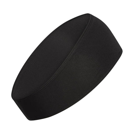 adidas Unisex-Adult Alphaskin Wide Fit Sports Headband, Black/White, One Size