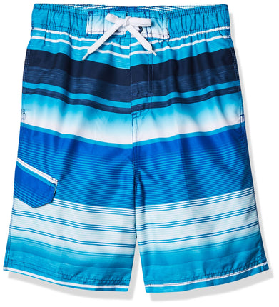 Kanu Surf Boys' Big Victor Stripe Quick Dry Beach 