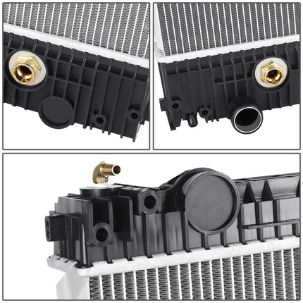 DNA MOTORING Radiador de Aluminio de 2 Hileras Compatible con Freightliner Clase M2 08-12 / Acterra 08-10, 0525340010 0525340012 0525340014 2400225, OEM-RA-FL-023