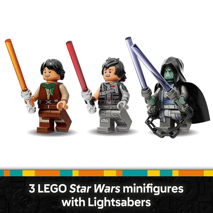 LEGO Star Wars 75414 The Force Burner Snowspeeder - Building Toy incl. 3 Minifigures with Lightsabers, plus a Speeder Bike - Gift for 7+ Year Old Boys & Rebuild the Galaxy Fans