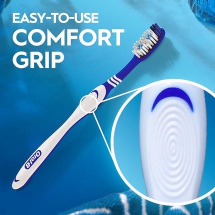 Oral-B Toothbrush Dual Clean, Medium, 6 Count