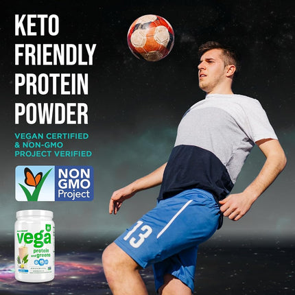 Vega Protein & Greens, Vanilla, 1.35 lb, 21 Servings