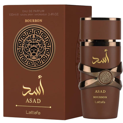 Asad Bourbon by Lattafa for Men - 3.4 oz EDP Spray