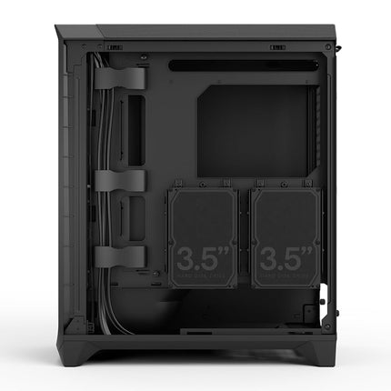 Fractal Design Meshify 3 Black Solid - High Airflow PC Gaming Case - Mesh Front Panel - Three Momentum 14 Fans Included - Clean Interior