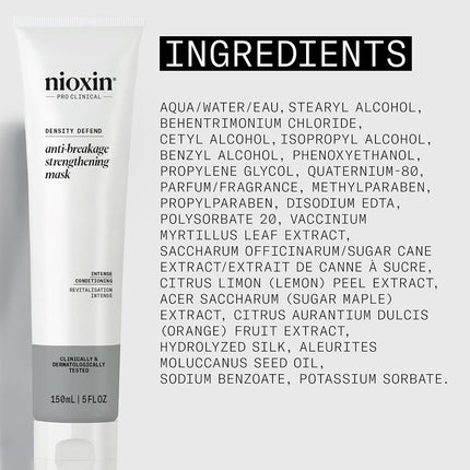 Nioxin Deep Protect Density Mask, Damaged and Thinning Hair 150ml
