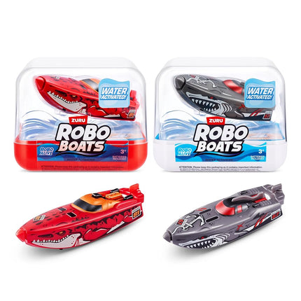 Robo Alive ZURU Robo Boats, White Shark & Dino Sha
