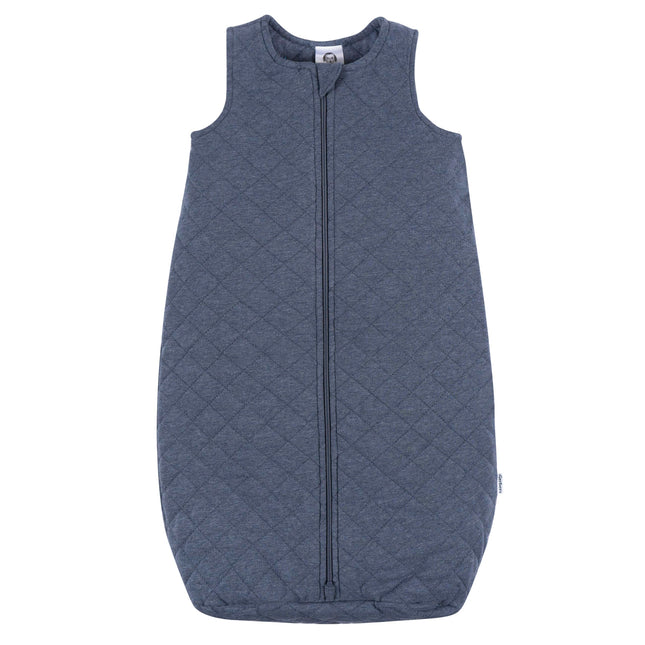 Gerber Unisex Baby Quilted Wearable Blanket, Navy 