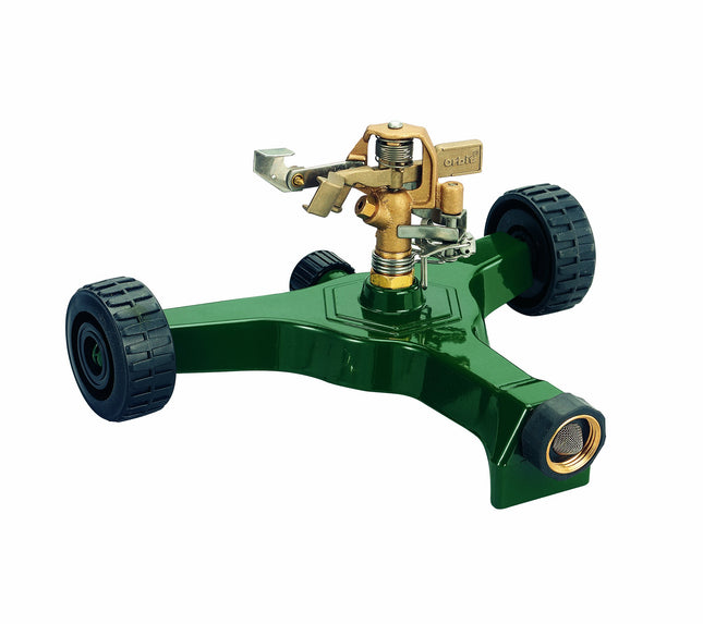Orbit 56186N Brass Impact Sprinkler on Wheeled Bas