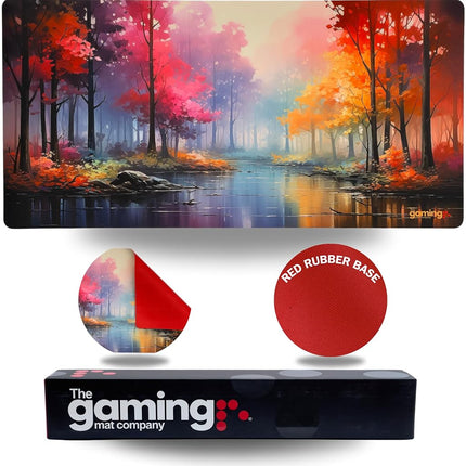 The Gaming Mat Company Single Player MTG Playmat & Mouse Pad – 72 cm x 36 cm Pastel Landscape Gaming Mouse Pad compatible with Magic: The Gathering playmats, MTG cards, TCG gaming mat