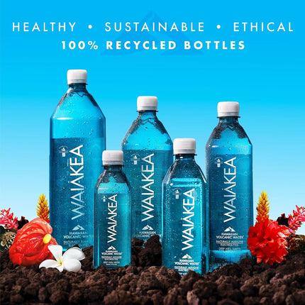 Waiakea Hawaiian Volcanic Alkaline Water 500mL (Pack of 24)
