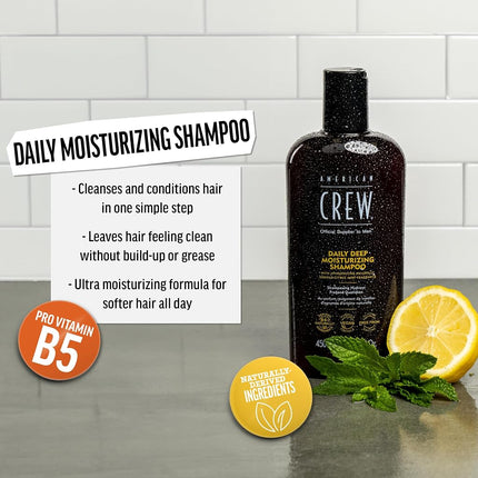 American Crew Daily Deep Moisturising Shampoo 1000 ml