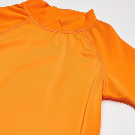 Kanu Surf Little Boys' Toddler Fiji UPF 50+ Sun Protective Rashguard, Orange, 5T