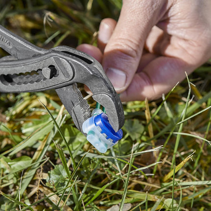 Gardena connectors/terminals: Holder for limiting The Cable Mähroboters, Simple Application, Weather-Resistant Set, Accessories for Mower, 6 + 2 Connector terminals (4089-20)