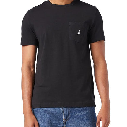 Nautica Men's V41050 T-Shirt, Black Colour, M