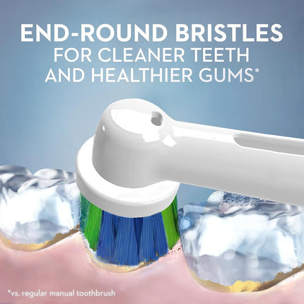 Oral-B Electric Toothbrush Replacement Brush Heads, Precision Clean, White, 1 Count + 1 Daily Clean White