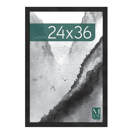 MCS Museum poster frame, 61 x 91.5 cm, onyx, 24 x 