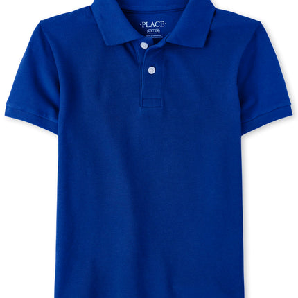 The Children's Place Boys' Uniform Short Sleeve Pi