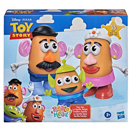 Potato Head Toy Story Yam Fam Set with Mr, Mrs and Alien Tot, Toddler and Preschool Toys for Girls and Boys Ages 2+