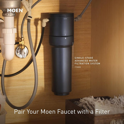 Moen Chrome Sip Modern Cold Water Kitchen Beverage Faucet with Optional Filtration System, S5530