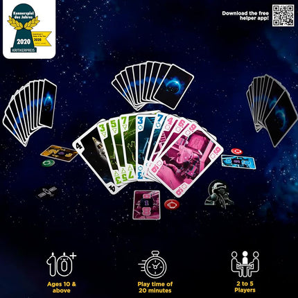 Thames & Kosmos | 691868 | The Crew: The Quest For Planet Nine | Cooperative Trick Taking Game | 50 Different Missions | 3-5 Players | Ages 10+