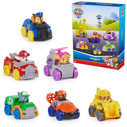 Paw Patrol: Pup Squad Racers, 6-Piece Vehicle Gift