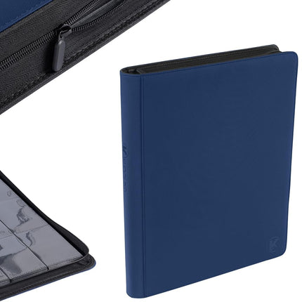 KUOOKING 1408+ Pockets Trading Card Binder (Navy Blue)