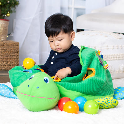 Piscina de bolas tortuga de Melissa & Doug para niños