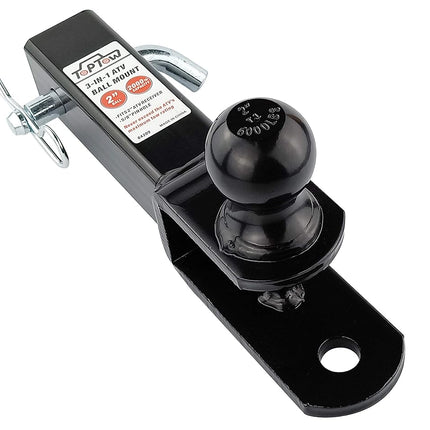 TOPTOW ATV/UTV Trailer Hitch Towing Ball Mounts, 2
