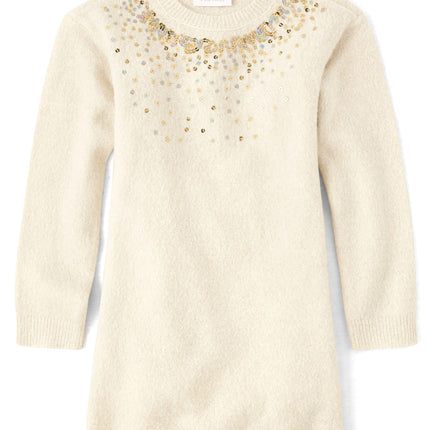 The Children's Place Girls' Long Sleeve Sweater Dr