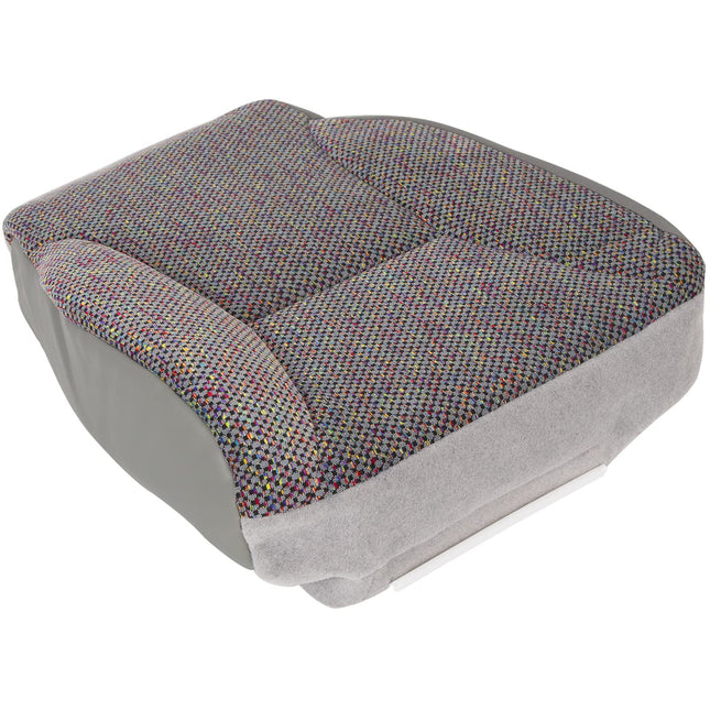 Funda de asiento de tela de repuesto ECOTRIC, lado del conductor, color gris niebla, para Dodge Ram 1500 2500 3500 SLT de 1998, 1999, 2000, 2001, 2002, por registro
