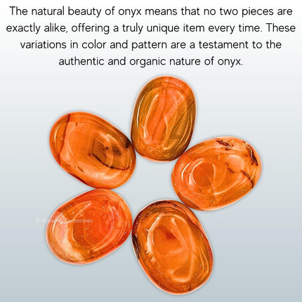 Amazing Gemstone Red Onyx Celestite Crystals and Healing Stones - Large Palm Stone Crystals Piedra - Crystal for Good Luck, Positive Energy, Meditation - Unique Stocking Stuffers Gifts for Women