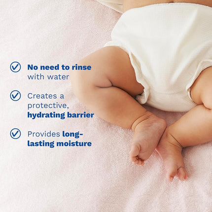 Mustela Liniment, Natural No-Rinse Baby Cleanser for Diaper Change, with Extra-Virgin Olive Oil, 13.52 Fl. Oz