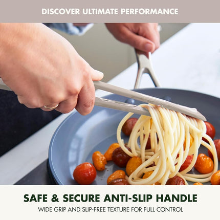 GreenPan Platinum Silicone Tong, Taupe