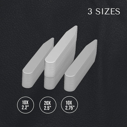 Metal Collar Stays- Set of 40 in a Divided Box by Quality Stays