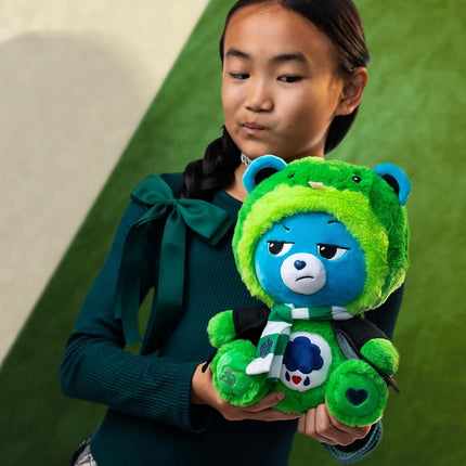 Care Bears x Harry Potter Slytherin Grumpy Bear 30cm Hoodie Plush – Premium Hogwarts House Collectible, Ages 4+, Brown
