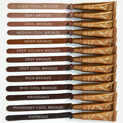 tarte sculpt tape contour – Lightweight Cream Bronzer with Shea Butter for Blendable, Buildable Contour & Natural Looking Sculpted Glow, Vegan & Cruelty-Free, full size, mahogany cool bronze