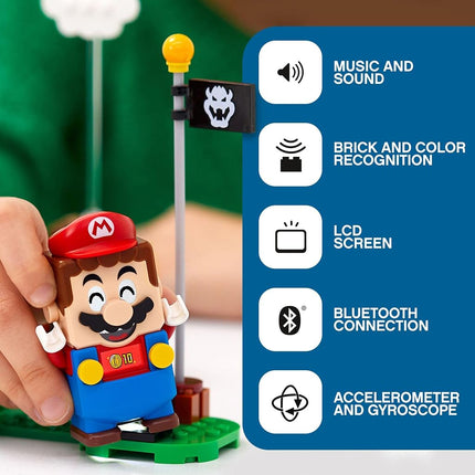 LEGO Super Mario Adventures with Mario Starter Course Set, Buildable Toy Game, Collectible Gifts for Kids, Boys & Girls aged 6 Plus Year Old, with Interactive Figure 71360