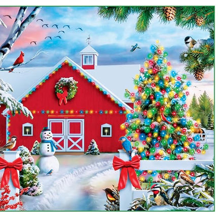 MasterPieces 300 Piece EZ Grip Jigsaw Puzzle - Country Christmas - 18"x24"