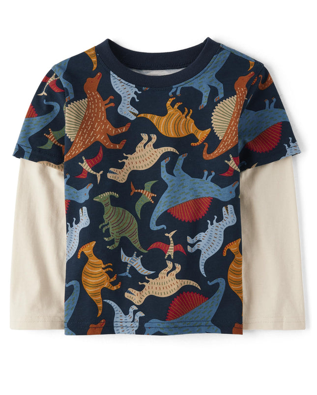 The Children's Place Toddler Boys Layered Long Sle