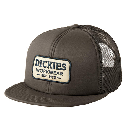 Dickies Men's Flat Bill Trucker W/Embr Twill Patc,
